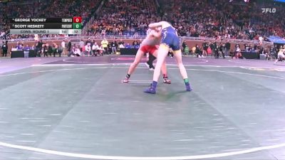 D1-157 lbs Cons. Round 1 - Scott Heskett, Portage Central vs George Yockey, Temperance Bedford