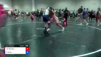 195 lbs Cons. Round 2 - Myron Mendez, Eagle Empire Wrestling vs Zahquel Davis, Florida