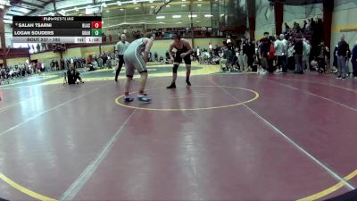 190 lbs Champ. Round 1 - Logan Souders, Graham vs Salah Tsarni, Blair Academy