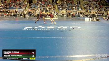 145 lbs Cons. Round 1 - Shaiden Thomas, Grafton vs Delancy Wilkinson, White Shield