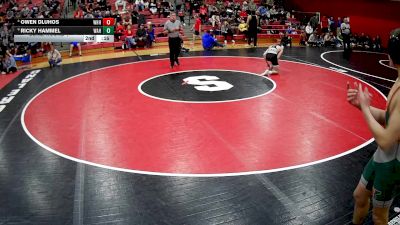 127 lbs Cons. Round 4 - Ricky Hammel, West Allegheny Hs vs Owen Dluhos, Westmont Hilltop Hs