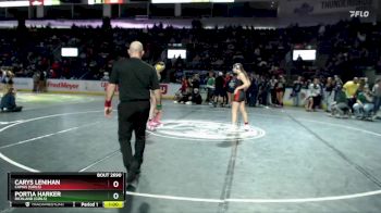 Girls 155 lbs Cons. Round 5 - Portia Harker, Richland (Girls) vs Carys Lenihan, Camas (Girls)