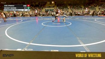 80 lbs Consi Of 16 #1 - Axel Stravlo, Tough N Technical Wrestling Club vs Beckett George, G1 Training Center