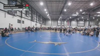 106 lbs Placement Matches (8 Team) - Emerson Thompson, GREAT NECK WC - GREEN vs Parker Horton, NC PRIDE