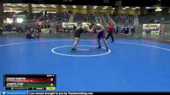 285 lbs Round 1 (6 Team) - Jaden Martin, 4A Baker/Powder Valley vs Joseph Choi, 4A Philomath