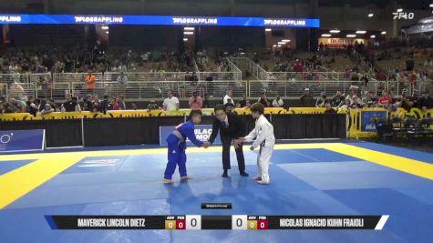 Nicolas Ignacio Kuhn Fraioli vs Maverick Lincoln Dietz 2025 Pan Kids Jiu-Jitsu IBJJF Championship