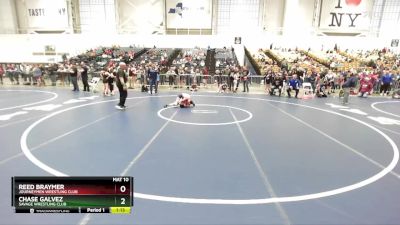 70 lbs Quarterfinal - Reed Braymer, Journeymen Wrestling Club vs Chase Galvez, Savage Wrestling Club