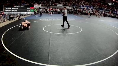 D 2 144 lbs Champ. Round 1 - Brody Bruno, Leesville vs Logan Najolia, Lakeshore
