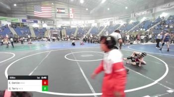 58 lbs Round Of 16 - Edgar Garcia, Colorado Outlaws vs Greyson Terry, NE Boyz