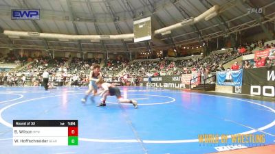 100 lbs Round Of 32 - Blaise Wilson, RPW vs Warren Hoffschneider, Bear Cave