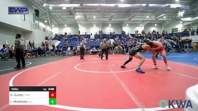 119 lbs Consi Of 8 #2 - George Hulsey, Team Tulsa Wrestling Club vs Lucas McAllister, Sallisaw Takedown Club