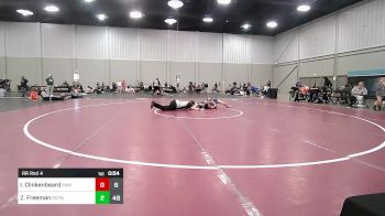 135 lbs Rr Rnd 4 - Faith Cheatham, RAW Girls vs Gage Vaughn, Sisters On The Mat Pink