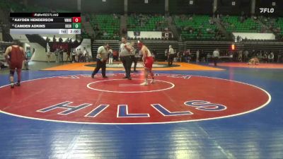 1A-4A 175 Quarterfinal - Kayden Henderson, Vinemont High School vs Camden Adkins, Deshler