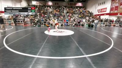 130 lbs Cons. Semi - Paige Tongate, Rock Springs vs Oakley Hepworth, Star Valley