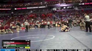 2A-160 lbs Quarterfinal - Eduardo Garcia, Winterset vs Carter Straw, Independence