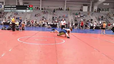 152 lbs Rr Rnd 3 - Andrew Davis, Combat Athletics - HSB vs Dysard Miller, The Academy Wrestling Club - HSB