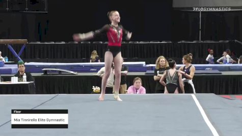 Mia Tinnirello Elite Gymnastic Acad - Floor - 2022 Elevate the Stage Huntsville presented by SportsMED & Crestwood