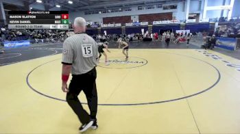 126 lbs Round 2 (3 Team) - Kevin Daniel, Massapequa vs Mason Slatton, Sachem North