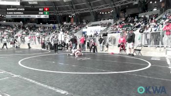 75 lbs Round Of 16 - Barrett Jones, Weatherford Youth Wrestling vs Cade Surrell, D3 Wrestling Cluib
