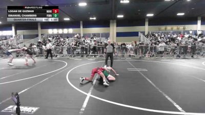 73 lbs Quarterfinal - Logan De Guzman, Monster Garage vs Emanuel Chambers, Poway Elite
