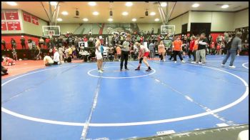 140 lbs Quarterfinal - Jace Thompson, Prague vs Kenneth Heaney- Matias, Coweta