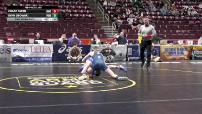 114 lbs Preliminaries - Chase Smith, Hanover Area vs Evan Lisowski, Penns Valley