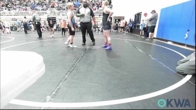 140 lbs Rr Rnd 3 - Gracelyn Zachariae, IRONMEN Wrestling Club vs Ridge Nuttle, Woodland Wrestling Club