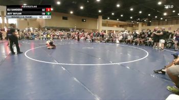 120 lbs Round 2 (6 Team) - Eli Sanders, Team GATA vs Jett Taylor, Tough House WC
