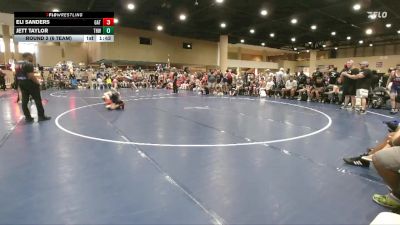 120 lbs Round 2 (6 Team) - Eli Sanders, Team GATA vs Jett Taylor, Tough House WC