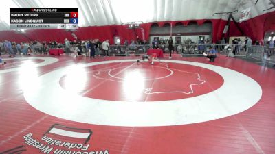 88 lbs Cons. Sub-quarters - Brody Peters, Sebolt Wrestling Academy vs Kason Lindquist, Pinnacle