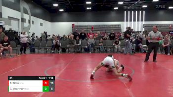85 lbs 2nd Wrestleback (8 Team) - Cooper Mcarthur, Minions Green (GA) vs Bo Gibbs, Team Ohio (OH)