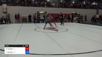 63 kg Semifinal - Paxton Creese, NYAC/Storm vs Jonathan Gurule, Nyac/nmu