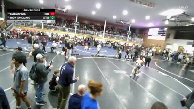 157 lbs Cons. Round 3 - Nick Torquato, Seton Catholic vs Luis Zapata, Sunnyside