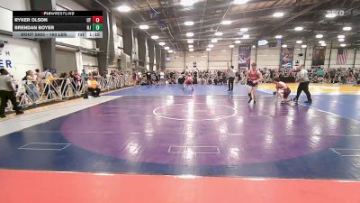160 lbs Round Of 64 - Ryker Olson, UT vs Brendan Boyer, NJ