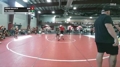 72 lbs Finals (2 Team) - Logan Vallalla, Mat Assassins White vs Tia Turner, Steel Valley Renegades