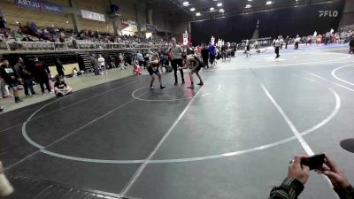 122 lbs Consolation - Armanii Guzman, Bear Creek Jr. Wrestling vs Kash Wendland, Hays Wrestling Club