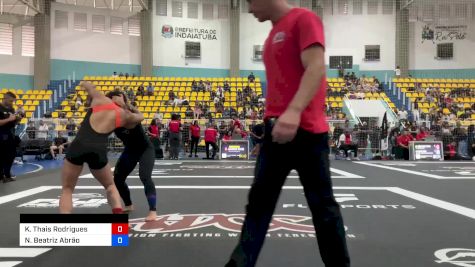 Karoline Thais Rodrigues vs NUBIA Beatriz Abrão 2025 ADCC Brazilian Nationals