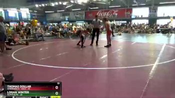 140 lbs Round 2 (8 Team) - Logan Winter, Alpha Elite vs Thomas Dollar, Stronghold - Gold