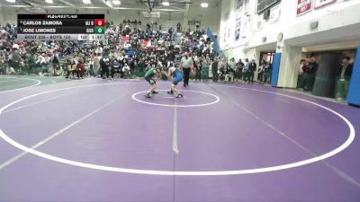 Boys 120 lbs Quarterfinal - Jose Limones, Gilroy Boys vs Carlos Zamora, Alisal Boys