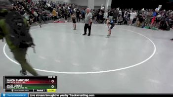 82 lbs Champ. Round 2 - Jaxon Mancuso, Predator Wrestling vs Jace Cross, Immortal Athletics WC