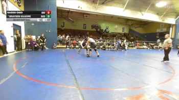 285 lbs Quarterfinal - Brayden Kilgore, Rancho Cucamonga vs Raiden Omid, University