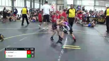 53 lbs Round 5 (6 Team) - Jace Zeugin, Missouri Gold vs Oliver Umlauf, Untouchables Purple