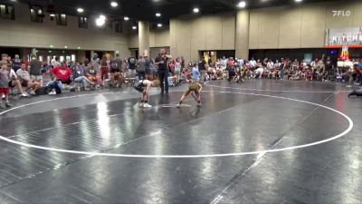 60 lbs Round 1 (6 Team) - Hayes Krueger, Blackman WC vs Landon Childers, Indiana Outlaws