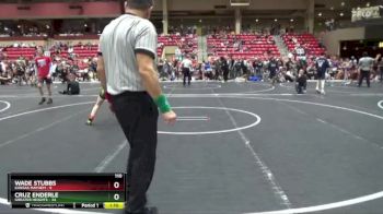 110 lbs Finals (2 Team) - Cruz Enderle, Greater Heights vs Wade Stubbs, Kansas Mayhem