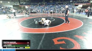 120 lbs Semifinal - Paxton Sanchez, Cement City Wrestling Club vs Luis Marin, Cruiser Wrestling Club