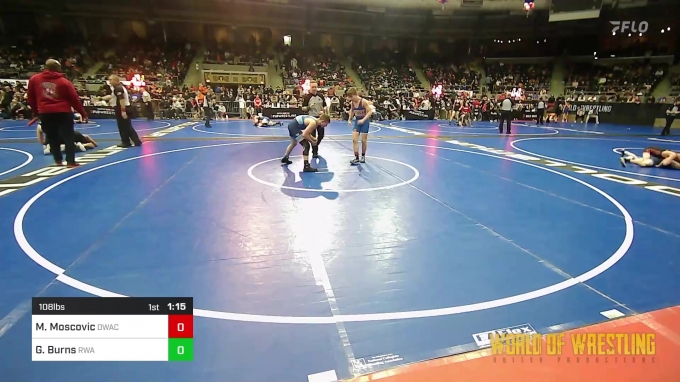 Gabriel Roundtree 108 lbs Round Of 32 - Mack Moscovic, Donahue Wrestling Academy vs ...