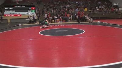 133 lbs Champ. Round 2 - Joel Ong, Santa Ana College vs Davian Diaz, East Los Angeles College