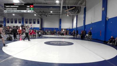 113 lbs Consi Of 8 #1 - Jack Lightfoot, Tewksbury vs Antonio Rios, Methuen