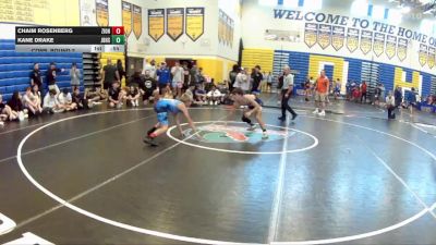 120 lbs Cons. Round 2 - Kane Drake, Jensen Beach High School vs Chaim Rosenberg, YIC