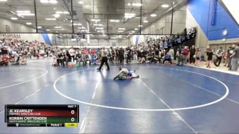 64 lbs Cons. Round 2 - JC KEARSLEY, Fremont Wrestling Club vs Korbin Crittenden, South Summit Wrestling Club